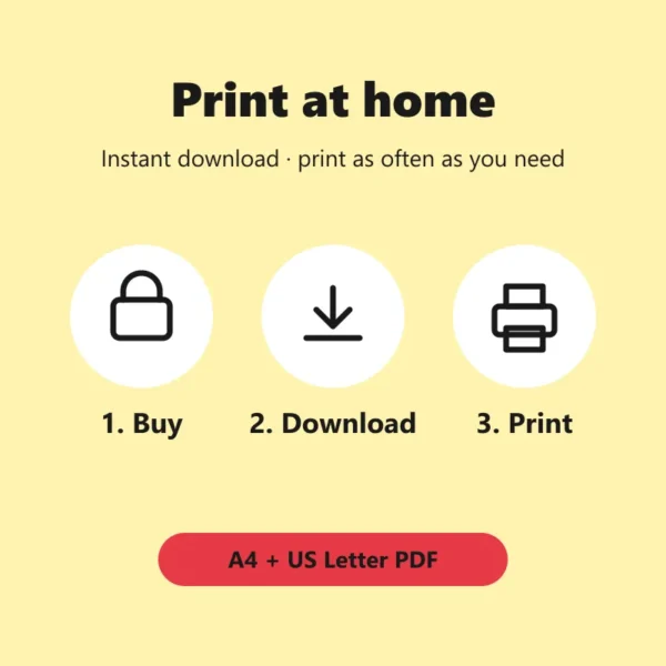 Alphabet Tracing Activity Book – how to print it
