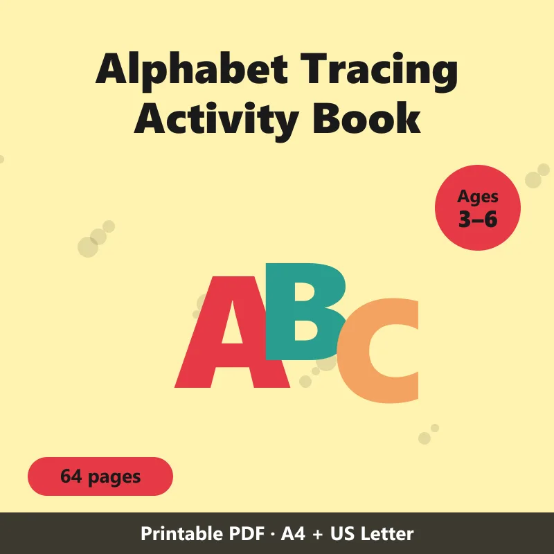 Cover of Alphabet Tracing Activity Book