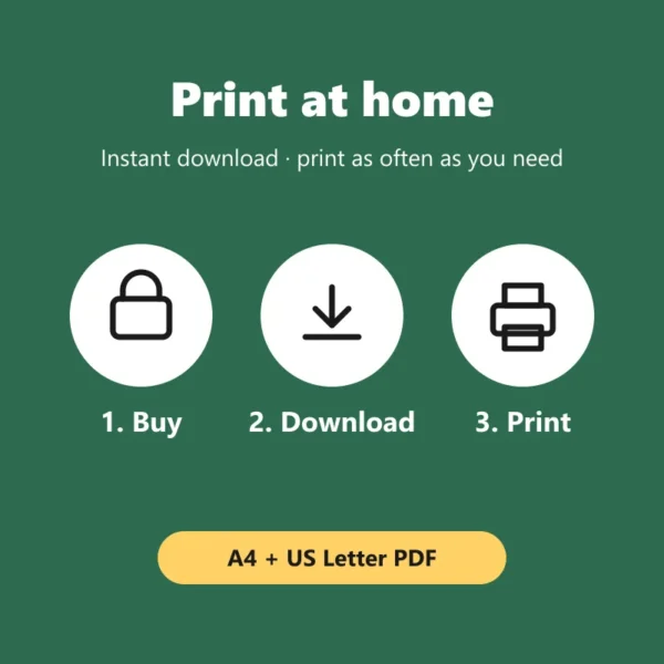 Forest Animals Coloring Book – how to print it