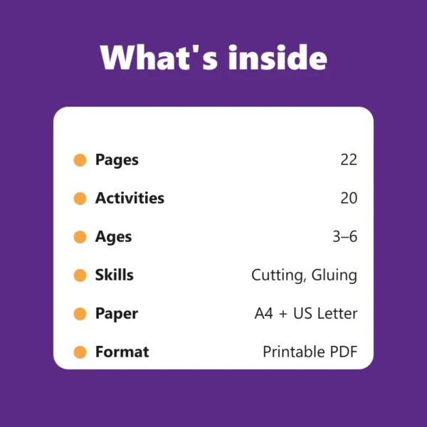 Halloween & Autumn Craft Book – what's inside