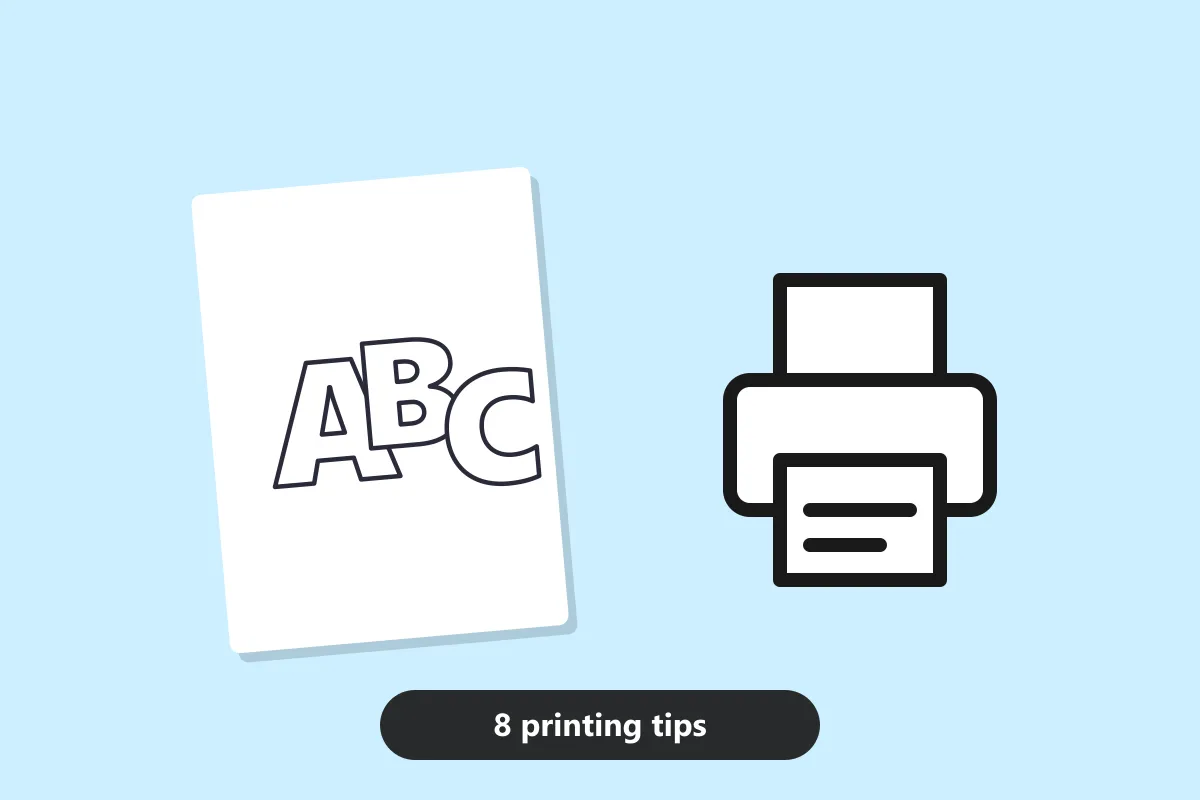 Printing activity pages at home: 8 simple tips