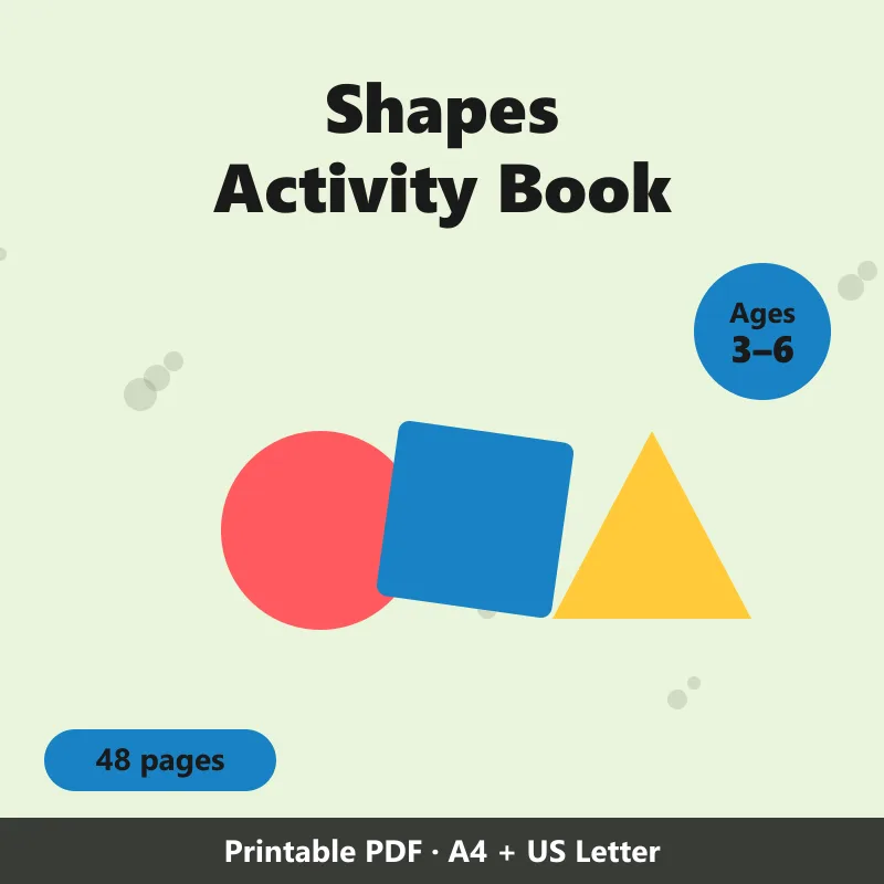 Cover of Shapes Activity Book