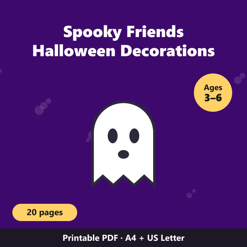 Cover of Spooky Friends Halloween Decorations